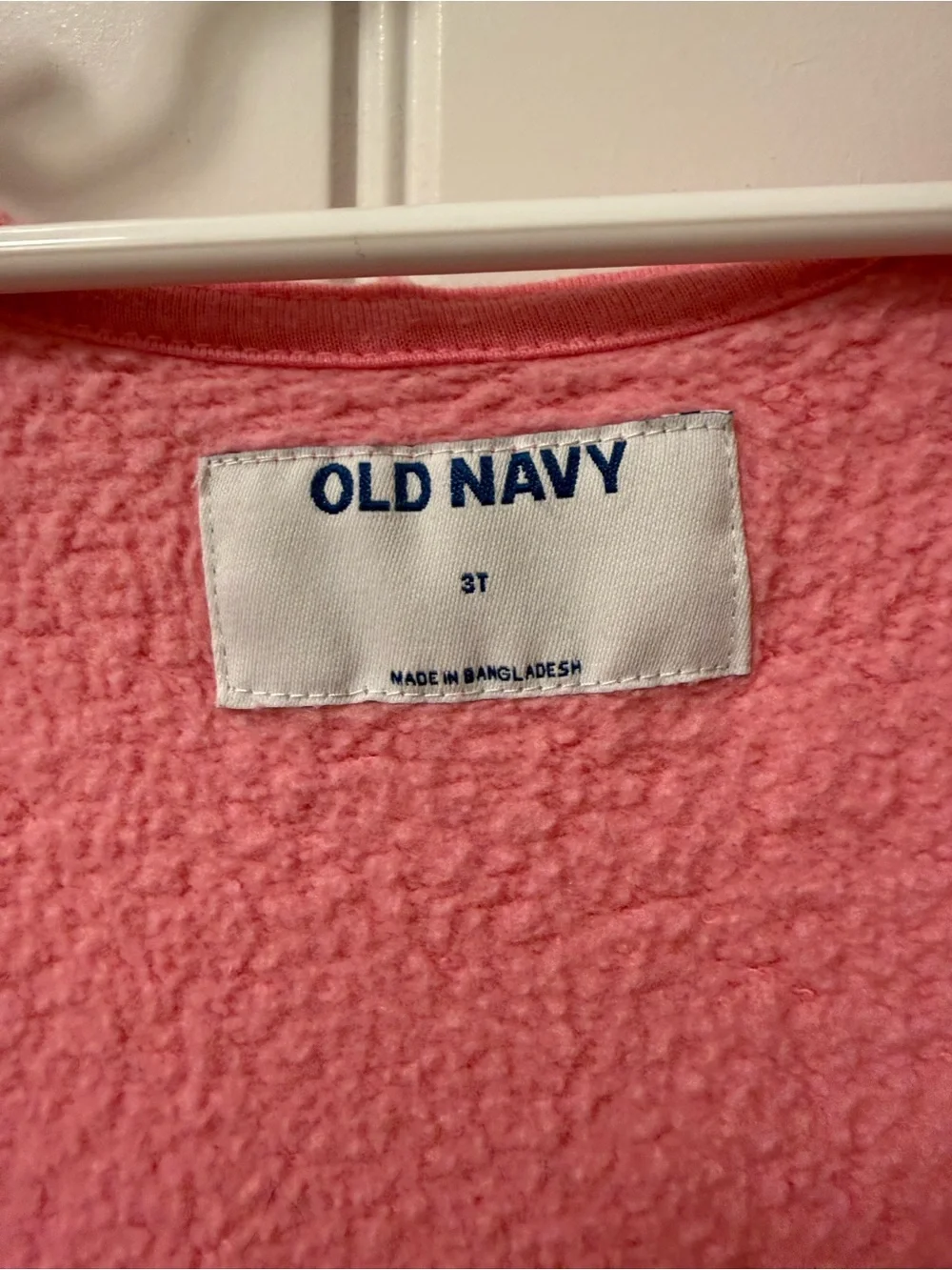 Old Navy Toddler Girls Pink Hooded Zip Fleece
